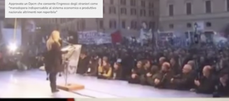 Melon all’opposizione: “500mila immigrati in 3 anni è sostituzione etnica” – VIDEO