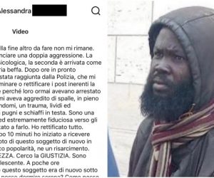 Indagheranno la vittima che ha diffuso la foto del suo aggressore africano?