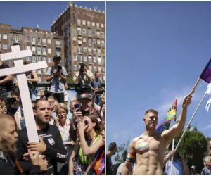 Budapest, patrioti bloccano il Gay Pride come fermarono i carri sovietivi