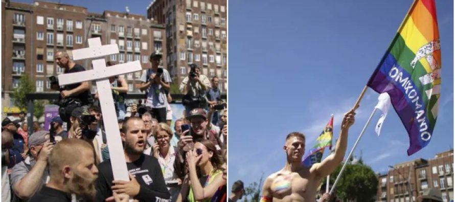 Budapest, patrioti bloccano il Gay Pride come fermarono i carri sovietivi