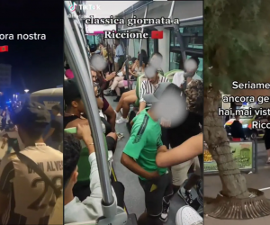 Maranza assaltano la Notte Rosa di Rimini e Riccione: caos e violenze – VIDEO