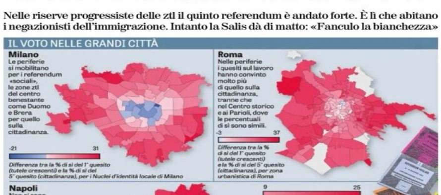 Solo i radical chic della ZTL hanno votato per la cittadinanza facile
