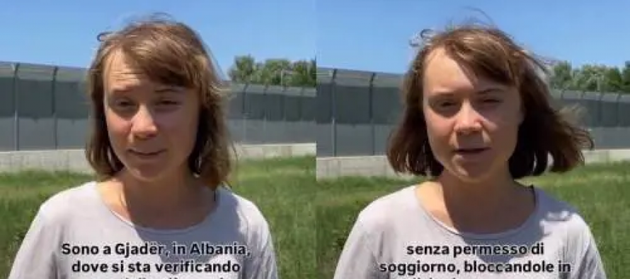 Greta contro l’Italia difende i clandestini pedofili: “Cpr in Albania violano i diritti umani”