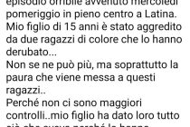 Mamma disperata, suo figlio picchiato da due neri: volevano ammazzarlo