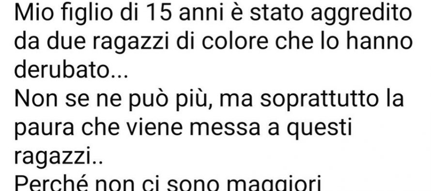 Mamma disperata, suo figlio picchiato da due neri: volevano ammazzarlo
