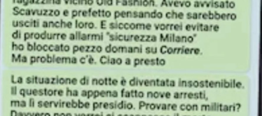 La chat di Sala sui maranza: a Milano prima o poi ci scappa il morto