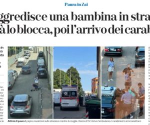 Picchia e molesta bambina per strada: solo denunciato a piede libero!