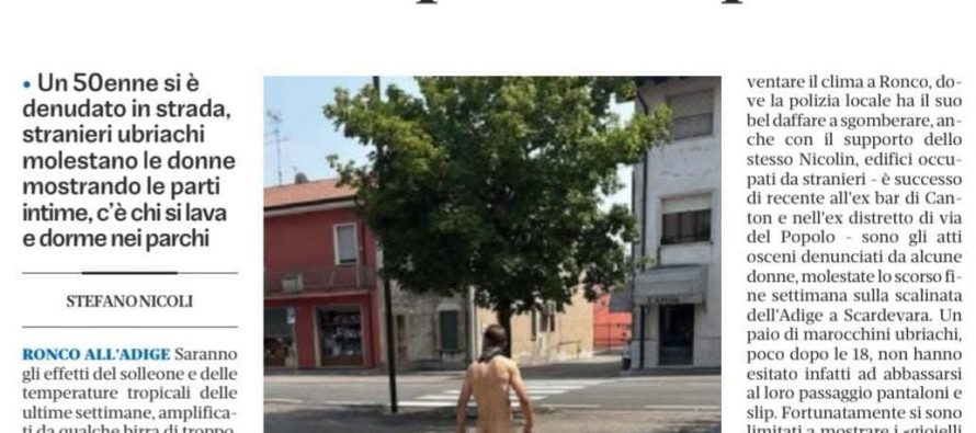 Nudi a caccia di donne da stuprare: emergenza in Veneto