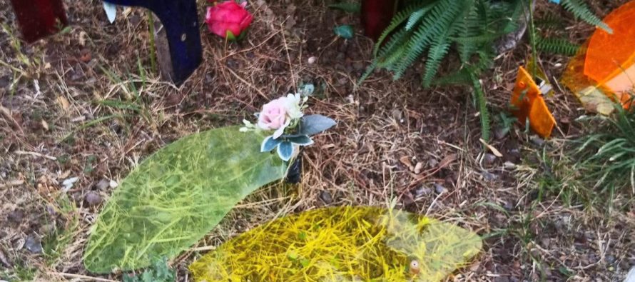 Distrutta opera in memoria Pamela Mastropietro