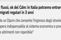 Boom disoccupati a maggio: governo fa entrare 500mila immigrati!