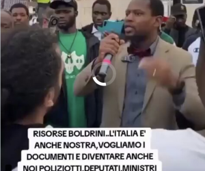 “Italia è Nostra”. Migranti: prenderemo cittadinanza e saremo noi i poliziotti