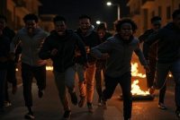 Notte di terrore: giovane pestato da un branco di immigrati