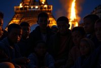 14 Luglio scatena la guerriglia islamica in Francia: maranza bruciano scuole e auto – VIDEO