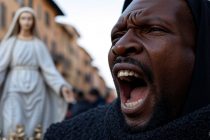 Forlì, islamico assalta processione per la Madonna al grido “Allah Akbar”