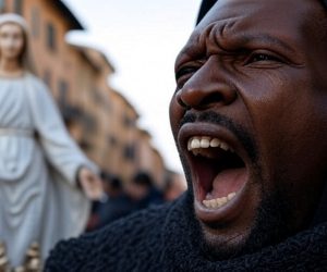 Forlì, islamico assalta processione per la Madonna al grido “Allah Akbar”