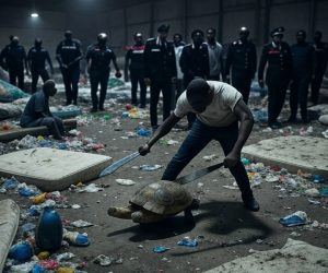 Orrore: 19 nigeriani sorpresi a torturare animale