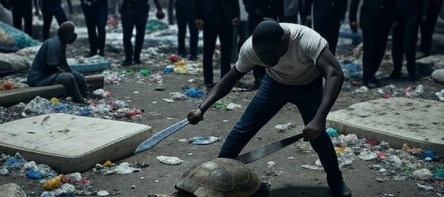 Orrore: 19 nigeriani sorpresi a torturare animale