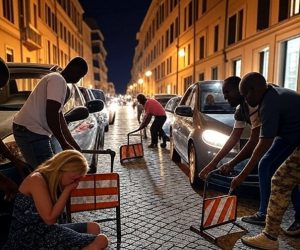 Africani erigono posti di blocco a Milano M. : italiani perquisiti