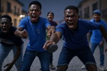 In mutande e armati di pietre danno la caccia a italiani – VIDEO