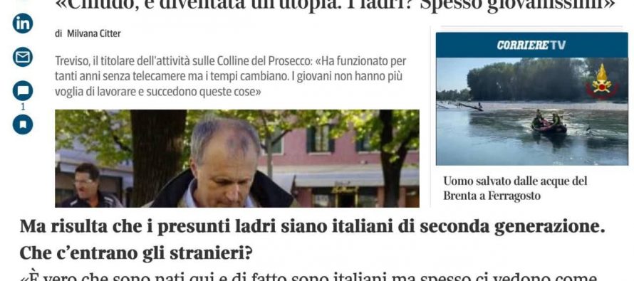 Giornalista rimprovera vittima: non dire che sono stati stranieri