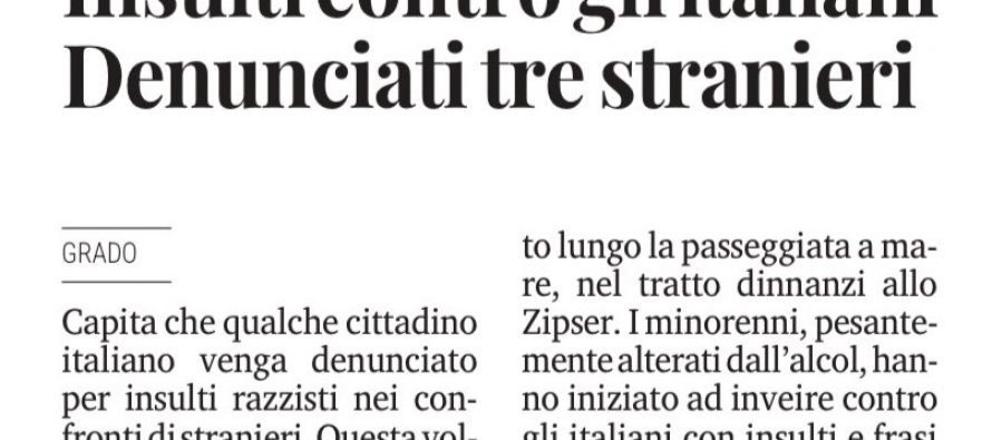 Minori africani ospiti centro accoglienza denunciati per odio razziale: “Italiani razza di merd*”