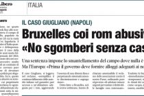 Cento rom distruggono auto polizia, Europa ordina all’Italia di mantenerli
