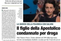 Il figlio adottivo della toga pro-clandestini è uno spacciatore straniero