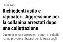 Prendono la paghetta da profugo e rapinano italiani: manteniamo i nostri aguzzini