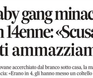 Il pianto di una mamma italiana: maranza vogliono sgozzare i nostri figli