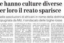 Toghe rosse applicano sharia: migranti possono stuprare perché è la loro cultura