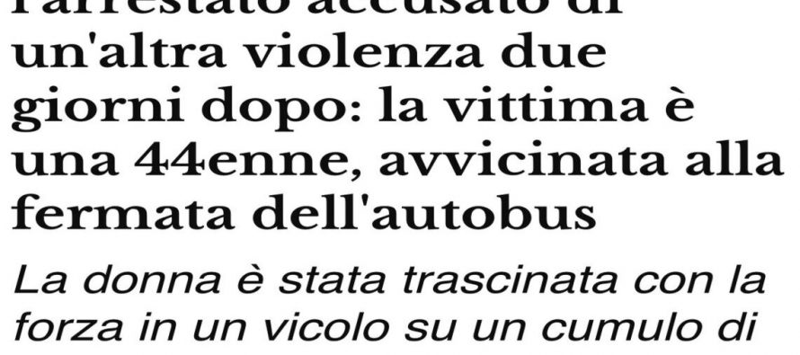 Tor Tre Teste: l’africano ha stuprato un’altra italiana prima dell’arresto