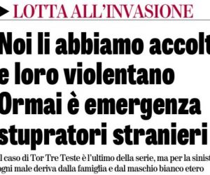 Italia invasa da stupratori stranieri: li manteniamo e loro violentano