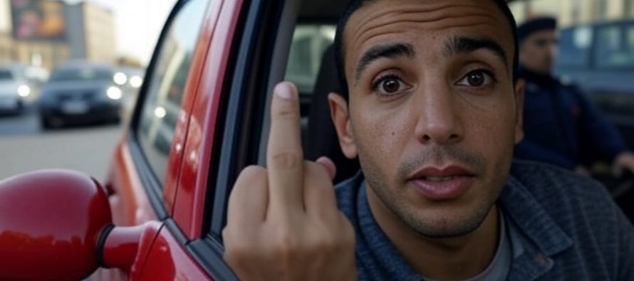 Maranza fugge in auto e sfotta la polizia: “Non potete farmi nulla” – VIDEO