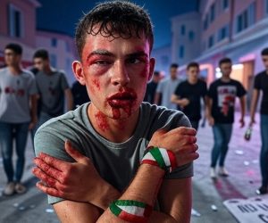 Chiede a 10 immigrati di non devastare la città: lo massacrano e gli distruggono la faccia