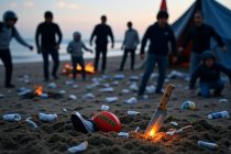 Savona, maranza occupano spiaggia libera: “Ora è nostra”