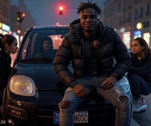 Africano blocca auto con donne a bordo a Milano – VIDEO