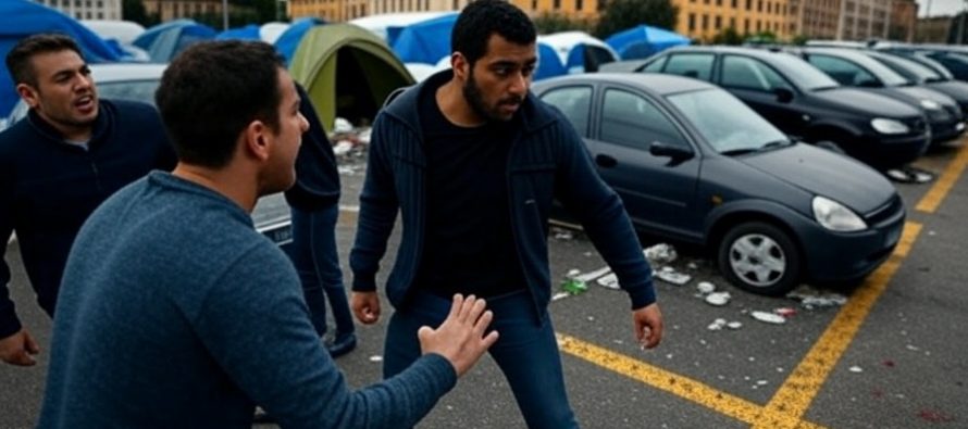 Immigrato sgozza un uomo che voleva parcheggiare nel posto auto dove dormiva