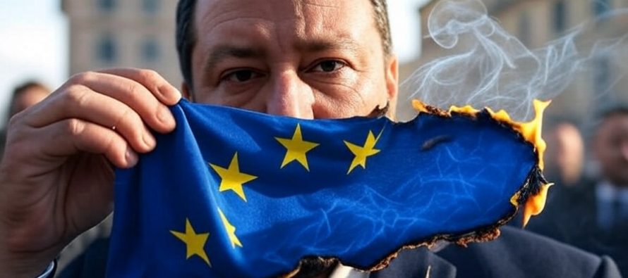 Salvini: “Torniamo alla Comunità economica europea, basta UE!”