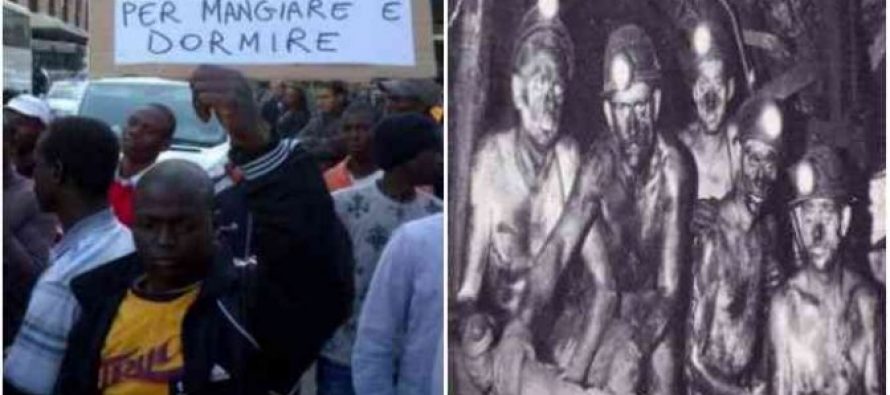 Marcinelle, osano paragonare i minatori italiani agli scrocconi dei barconi