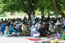 Islamici occupano parco per Allah, donna coraggiosa: «Tornate al vostro Paese»