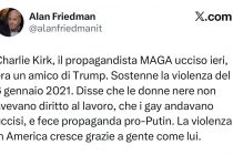 I progressisti hanno perso e per questo vogliono ucciderci