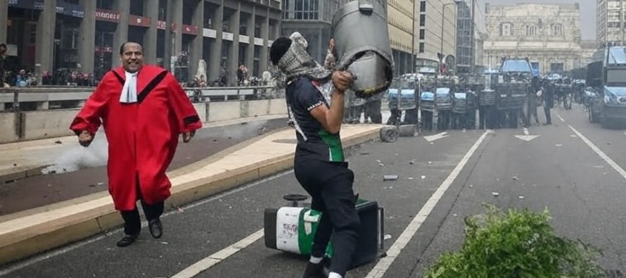 Toghe rosse a Milano, i teppisti pro-Pal sono già tutti a casa