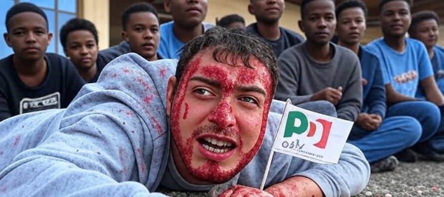 Sindaco PD massacrato a sediate dai migranti a Firenze