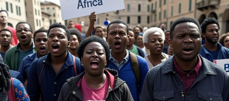 Brescia è caduta: città in mano agli africani – VIDEO