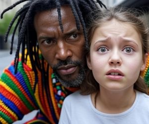 Mostro di colore insegue ragazze italiane le offende e picchia in strada