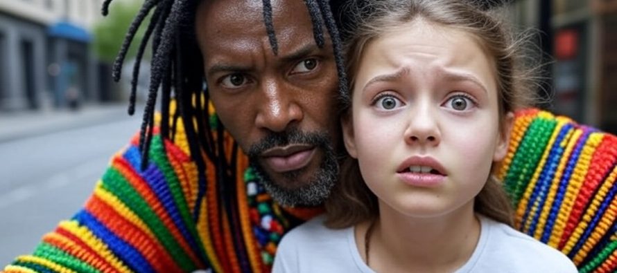 Mostro di colore insegue ragazze italiane le offende e picchia in strada