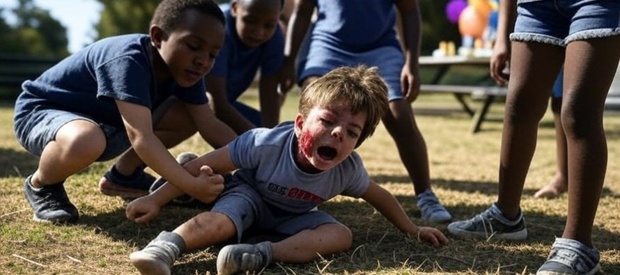 Tre piccoli immigrati distruggono la faccia a bambino italiano: troppo piccoli per essere imputabili