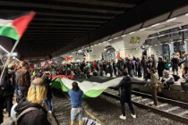 I teppisti di Allah assaltano le stazioni italiane per la Flotilla di Hamas