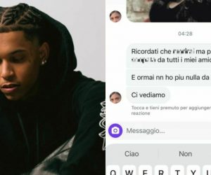 Le minacce del rapper all’ex fidanzata: «Morirai, ma prima sarai sc**ata dai miei amici»