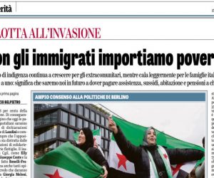 Con gli immigrati importiamo povertà: dovremo pagare noi le loro pensioni